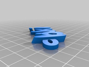 110 buki llaveros personalizado 3d print model - Mito3D