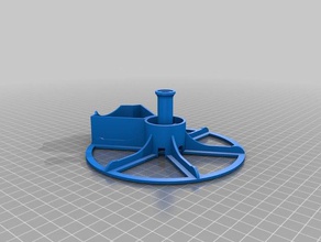 my customized little stuff carousel -- parametric remix organization 3d print model - Mito3D