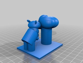 el oso madro&ntildeo Tiere animales madrid madroo 3d print model - Mito3D