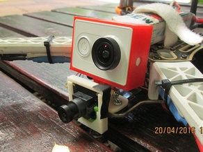 fpvcamera mount parts dronecameramount eachine cammount et200 f450 fpv camera 3d print model - Mito3D