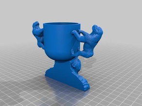 Tasse gorilla 3d drucken 3d print model - Mito3D