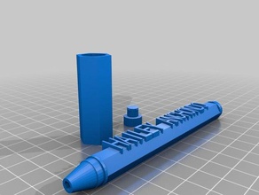 saraiva caneta atualizado office personalizado 3d print model - Mito3D