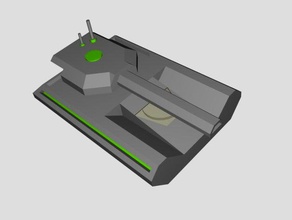 hover-tank Spiele Zukunft sketchup 3d print model - Mito3D