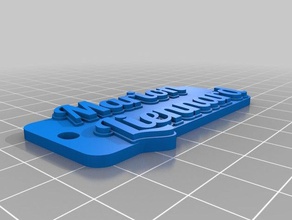 marion keychains customized 3d print model - Mito3D