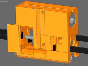 3d printer 3xlm8uu minimal carriage symmetricbalanced tensioning mechanism scoutcorexy design parts 3d print model - Mito3D