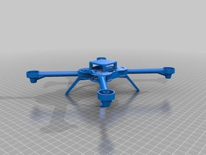 meine kundengebundene faltbare nano quadcopter fnq220 parametric openscad Fahrzeuge 3d print model - Mito3D