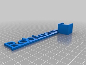 robinson shelf talker organization customized 3d print model - Mito3D