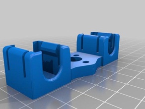 rigidbot axis lead screw nut linear bearing mount 3d printing 3d print model - Mito3D