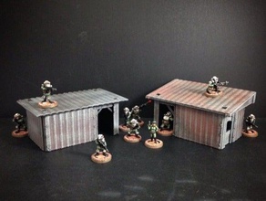 shanty house 15mm scale toys games architecture building fantasy gaming miniature miniatures modern multiverse rpg science fiction scifi tabletop wargame wargames wargaming wayfarer tactics 3d print model - Mito3D