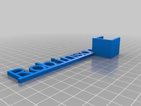 robinson 2 shelf talker organization customized 3d print model - Mito3D
