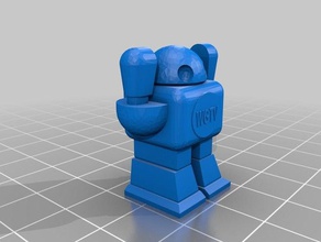 wgtv robot 3d stampa 3d print model - Mito3D