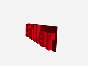 baller door sign 3d printer accessories 3d print model - Mito3D