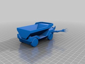 scooper esprit jouet jeu accessoires dump truck miniatrure onyx chemin opp de rpg urban fantasy loup-garou abandonné 3d print model - Mito3D