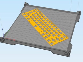 simplify 3d lulzbot taz bed model printing 3d print model - Mito3D