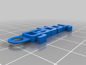 gabby chaveiro organização personalizado 3d print model - Mito3D