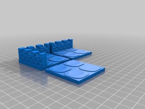 dnd sala em pedra 3d impressão telhas masmorras e dragões miniatura rpg 3d print model - Mito3D