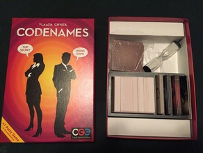 codenames kart oyunu düzenleyen oyunlar boardgame tahta oyunları 3d print model - Mito3D