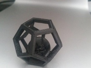 dodecaedro esfera matemática arte 3d print model - Mito3D