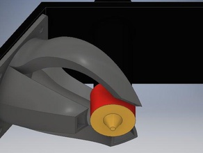printrbot simple metal Tentakel fan shroud 3d Drucker - Zubehör autodesk inventor printrbot-fan upgrade 3d print model - Mito3D