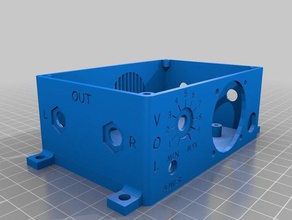 amplifier box small 12v amp audio 3d print model - Mito3D
