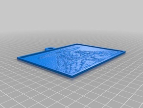 my customized metro lithopane 2d art 3d print model - Mito3D