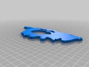 corse evidee keychains 3d print model - Mito3D