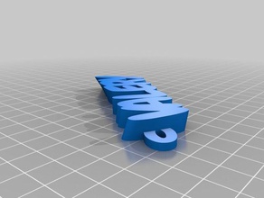 valery Schlüsselanhänger angepasst 3d print model - Mito3D