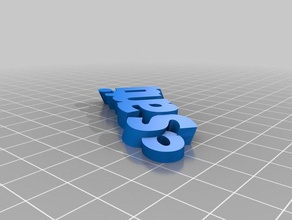 santi chaveiros personalizado 3d print model - Mito3D