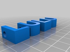 colgante lulu os acessórios personalizado 3d print model - Mito3D