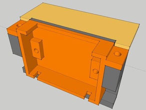 servo do quadro ds 3288 mg montagem vertical rc veículos graupner servorahmen bandeja 3d print model - Mito3D