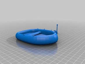 airboat 3d baskı 3d print model - Mito3D