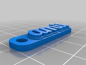 Anahtarlık özelleştirilmiş 3d print model - Mito3D