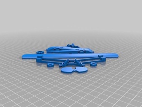 bifold plane art 3d print model - Mito3D