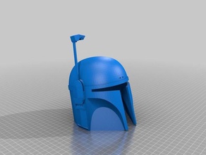 capacete mandaloriano adereços 3d print model - Mito3D