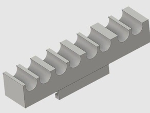 nerf rail dart holder 3d printing 3d print model - Mito3D