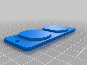 outlet dolgu plakası ev malzemeleri 3d print model - Mito3D