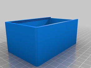 jaune puzzle box les conteneurs personnalisé 3d print model - Mito3D