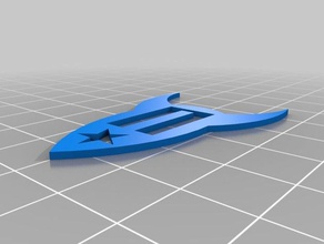razzo segnalibro organizzazione rocketship 3d print model - Mito3D