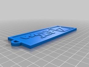 westjet etiqueta 3d impresión 3d print model - Mito3D