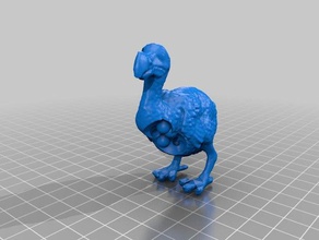zombie dodo raphus les créatures d'oiseaux éteinte la paléontologie 3d print model - Mito3D