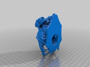 dragon door knocker meshmixer support models 3d print model - Mito3D