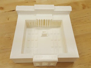 temple peace buildings structures ancient rome antiquity architecture classical age forum model models roman empire ruins sja students student work temples tinkercad 3d print model - Mito3D