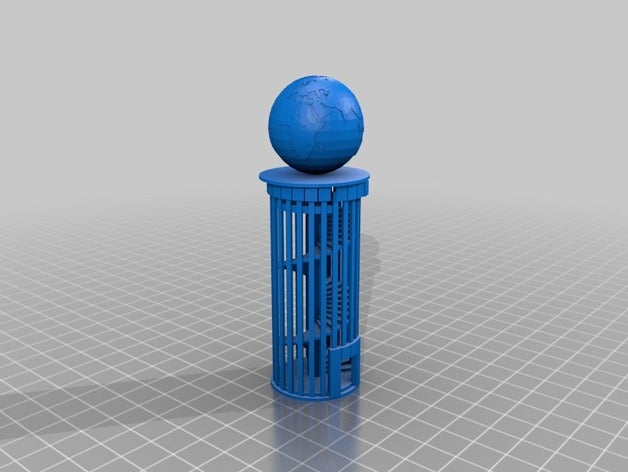 toprak kule 3d baskı 3D print model - Mito3D