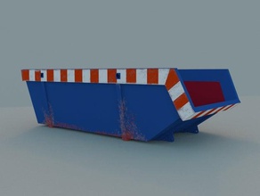 desktop garbage skip containers 3d print model - Mito3D