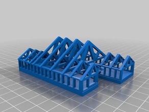 wood frame house 3d printing 3d print model - Mito3D
