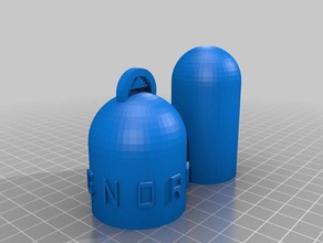 son mavi kaplar özelleştirilmiş 3d print model - Mito3D