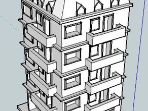 edificio base de los edificios estructuras 3d print model - Mito3D