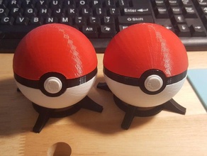 pokeball fermoir magnétique alternatif les jouets jeux cosplay le costume prop pokemon 3d print model - Mito3D