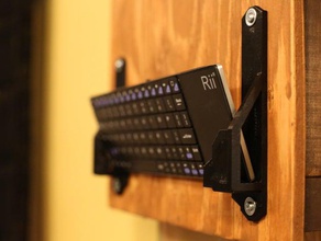 teclado inalámbrico de soportes pared equipo 3d print model - Mito3D