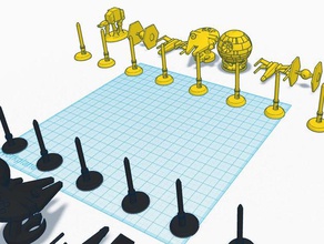 star wars set di scacchi 3d print model - Mito3D